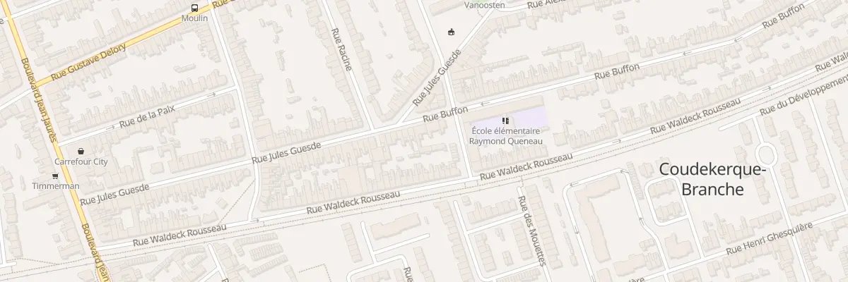 Plan du 6 Rue Buffon à Coudekerque-Branche