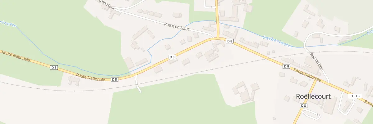Plan du 58 Rue Nationale à Roëllecourt