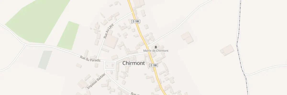 Plan du 5023 Rue du Paradis à Chirmont