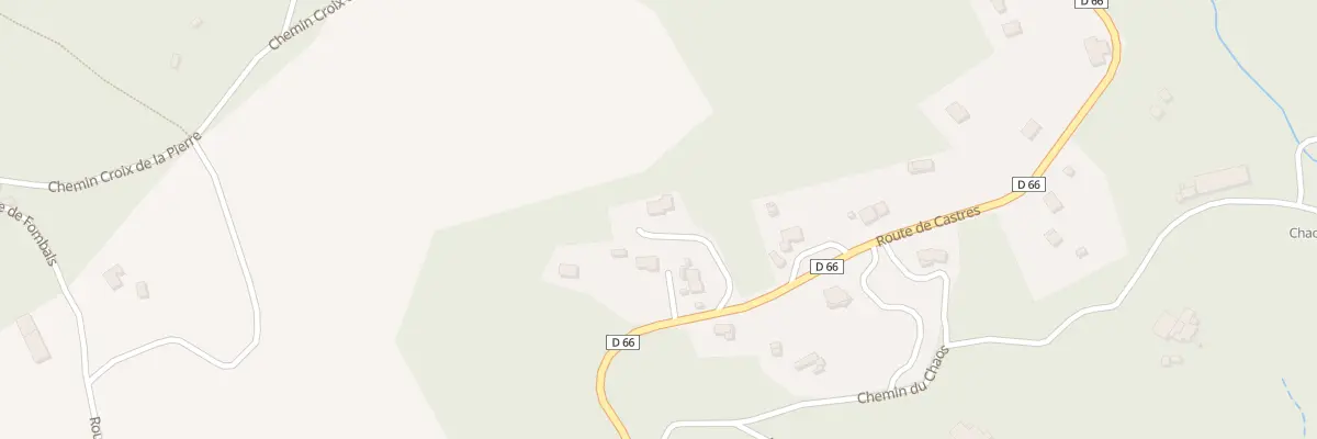 Plan du 1030 Rte de Castres à Saint-Salvy-de-la-Balme