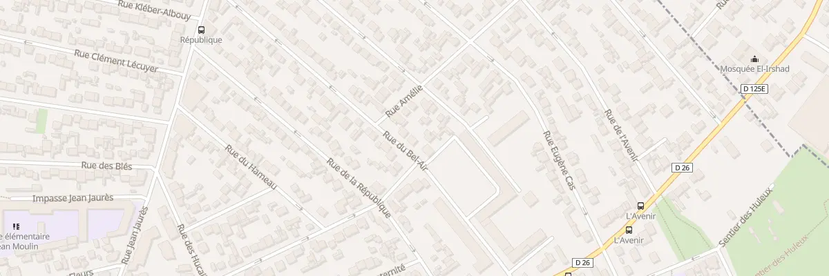 Plan du 47 Rue du Bel Air à Stains