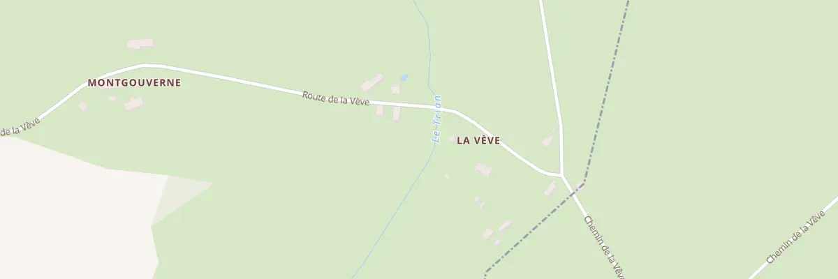 Plan du 163 La Veve à Marçais