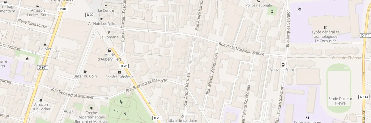 Plan du 185 Rue André Karman à Aubervilliers