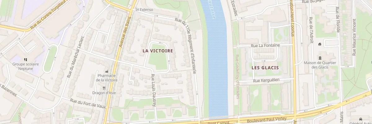 Plan du 40 Rue du Cent Dixieme Ri à Dunkerque