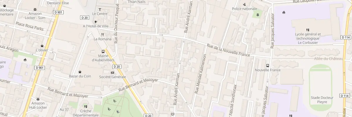Plan du 187 Rue André Karman à Aubervilliers