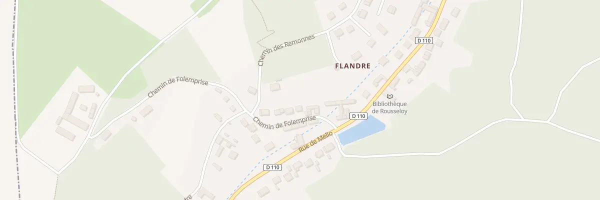 Plan du 8 Che de Folemprise à Rousseloy