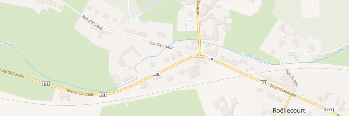Plan du 60 Rue d’En Haut à Roëllecourt