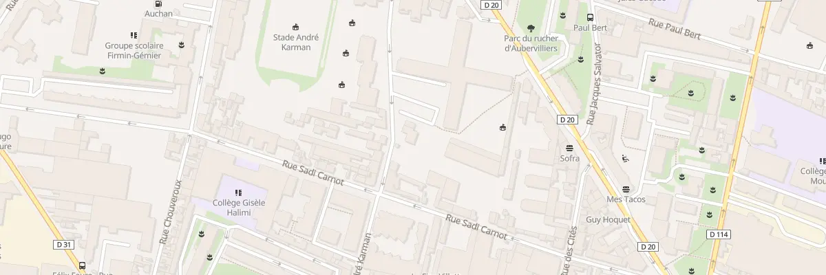 Plan du 104 Rue André Karman à Aubervilliers