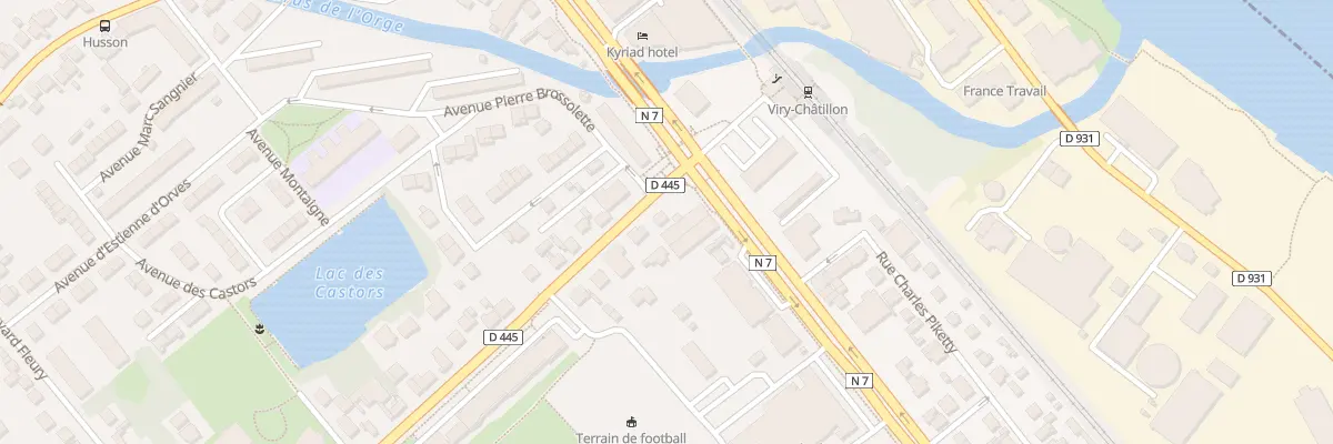 Plan du 3 Rue Francoeur à Viry-Châtillon
