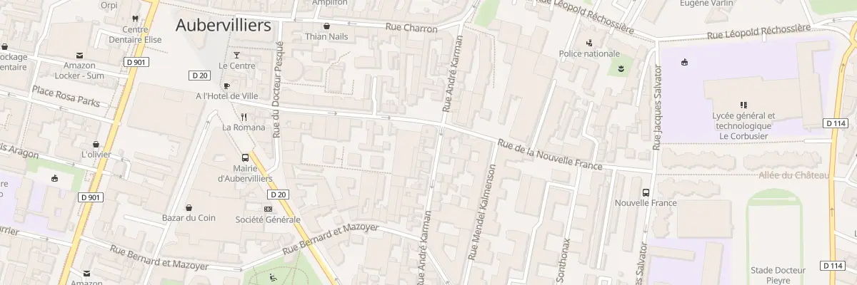 Plan du 195 Rue André Karman à Aubervilliers