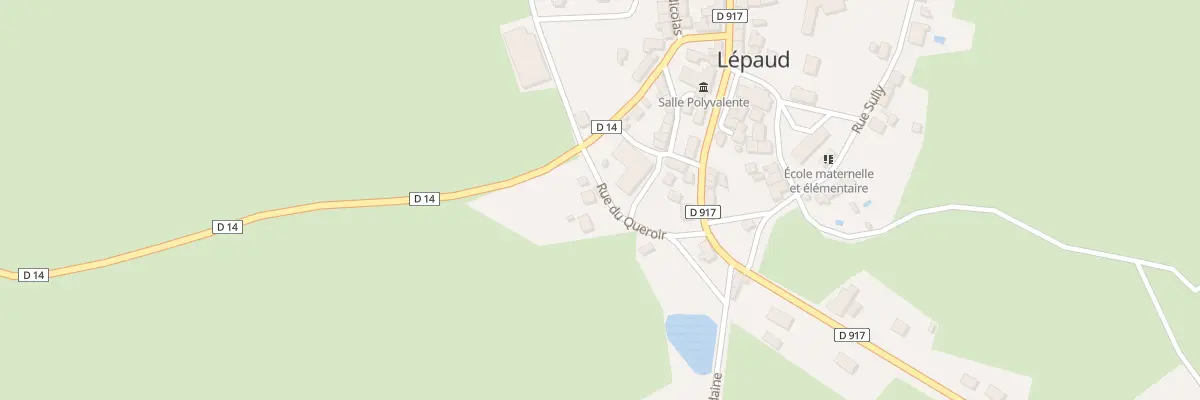 Plan du 5 Rue du Queroir à Lépaud