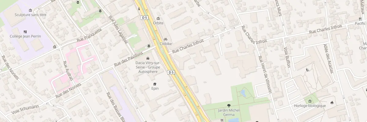 Plan du 99 Rue Charles Infroit à Vitry-sur-Seine