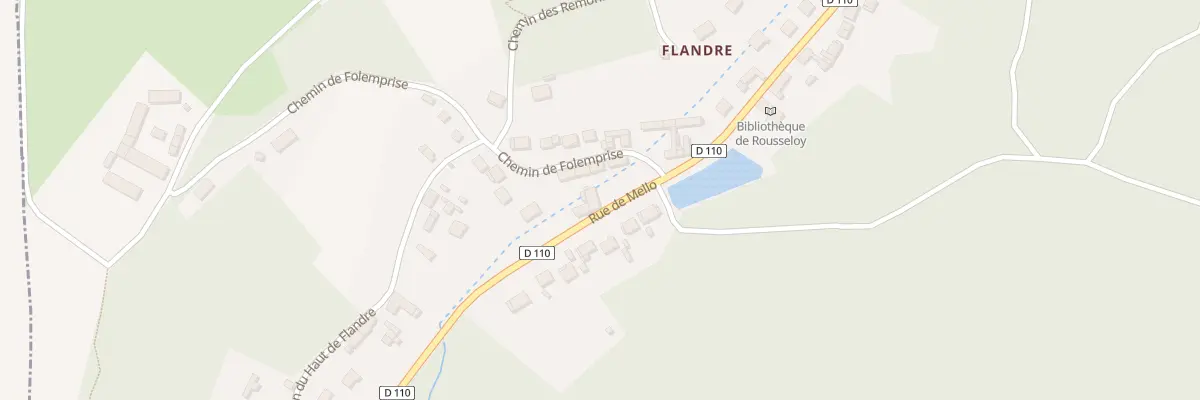 Plan du 40B Rue de Mello à Rousseloy