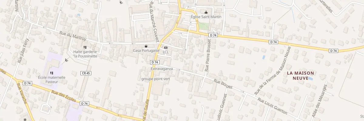 Plan du 6 Rue des 2 Places à Ballancourt-sur-Essonne