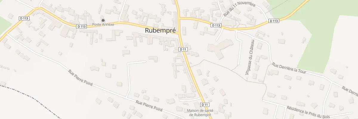 Plan du 5 Rue Notre-dame à Rubempré