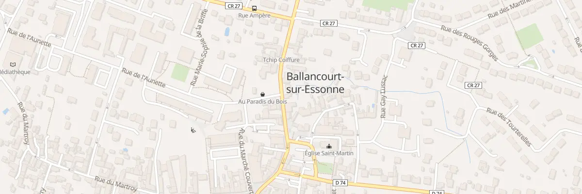 Plan du 21 Rue du Général de Gaulle à Ballancourt-sur-Essonne
