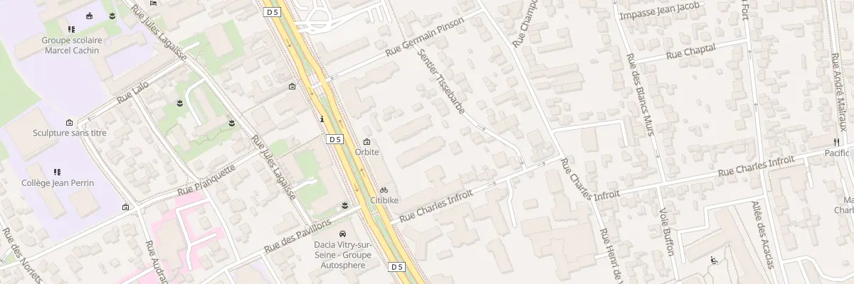 Plan du 24 Bd Stalingrad à Vitry-sur-Seine