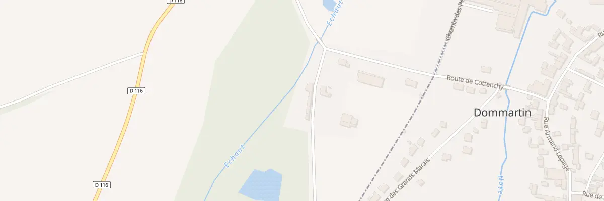 Plan du 2B Le Pont de Gres à Cottenchy
