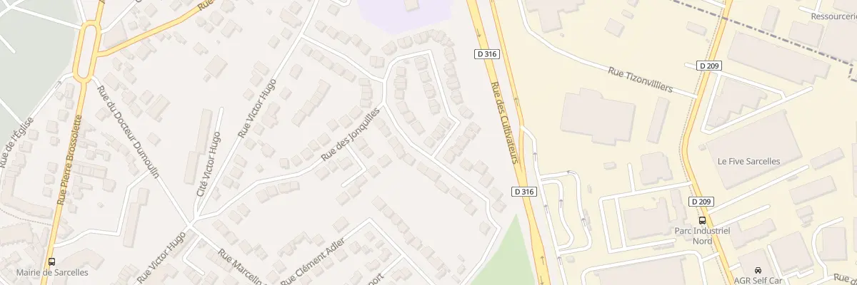 Plan du 26 Rue du Chemin Vert à Sarcelles