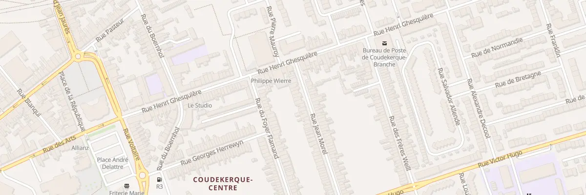 Plan du 10 Rue Jean Morel à Coudekerque-Branche