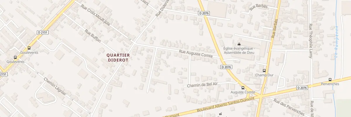 Plan du 29 Rue Auguste Comté à Bourges