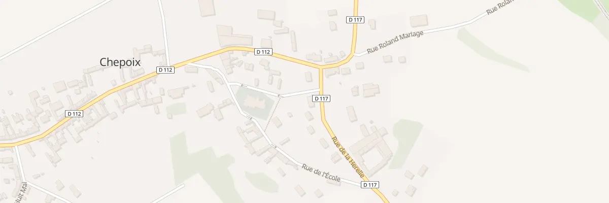 Plan du 4 Rue de la Hérelle à Chepoix