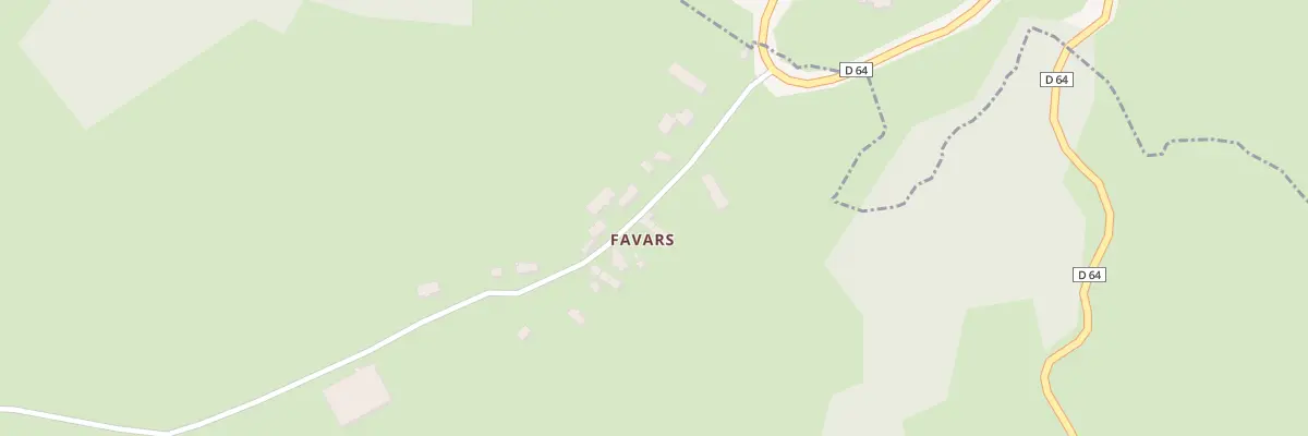 Plan du 5128 Favars à Freix-Anglards