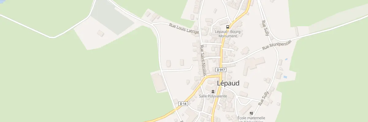 Plan du 5322 Rte de Beaulieu à Lépaud