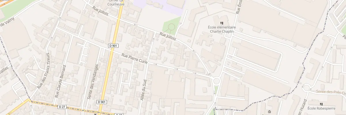 Plan du 41 Rue Pierre Curie à La Courneuve