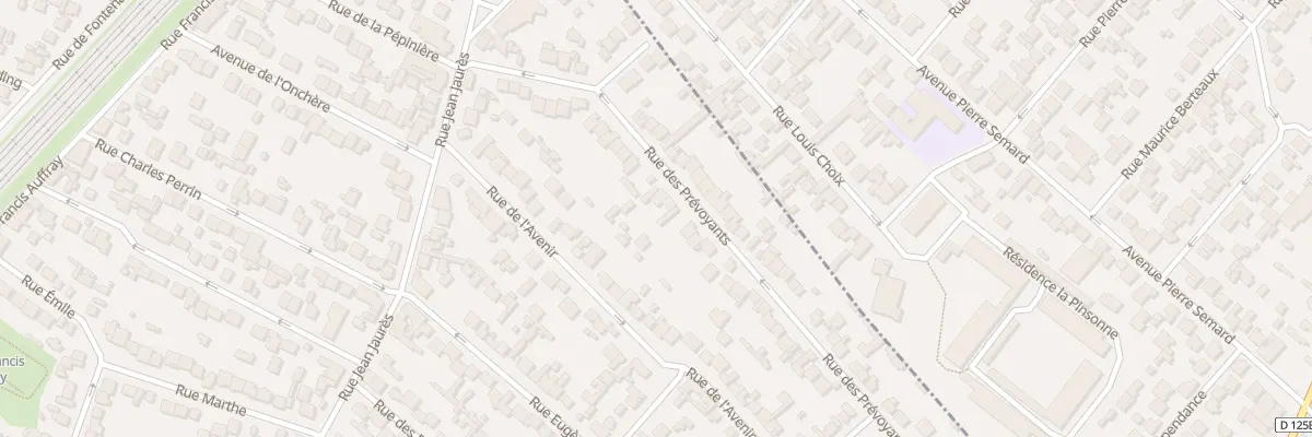 Plan du 83 Rue des Prévoyants à Stains