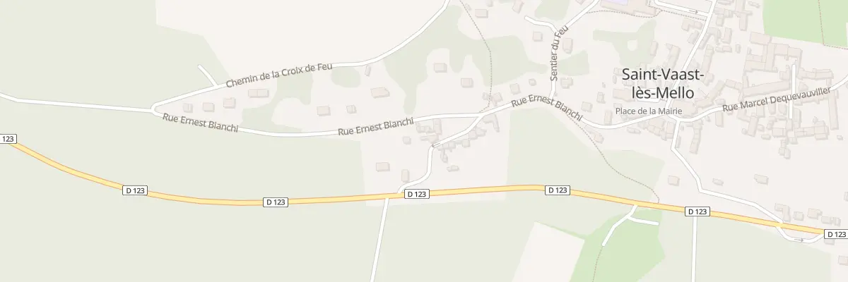 Plan du 68 Rue des Fontaines à Saint-Vaast-lès-Mello
