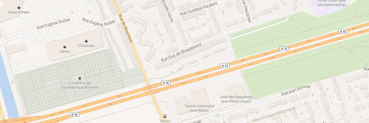 Plan du 19 Rue Guy de Maupassant à Coudekerque-Branche