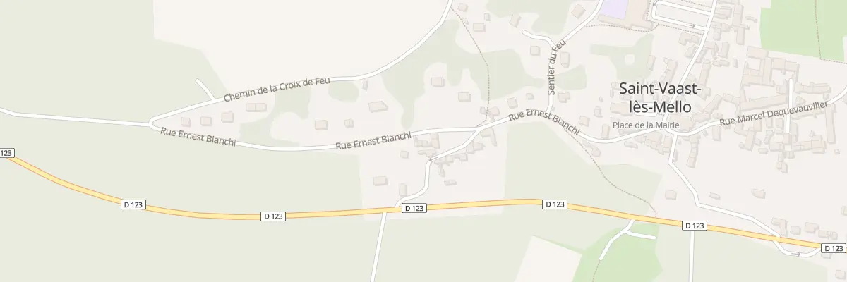 Plan du 275 Rue Ernest Bianchi à Saint-Vaast-lès-Mello