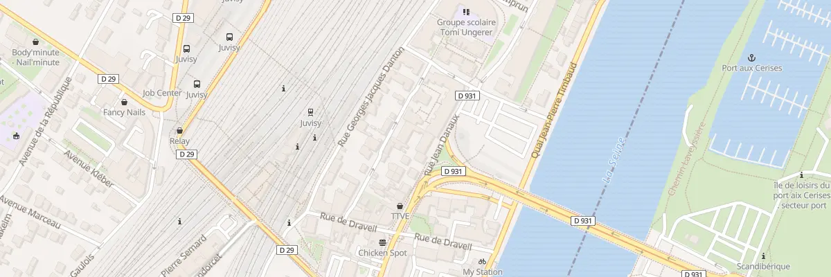 Plan du 18 Rue George Sand à Juvisy-sur-Orge