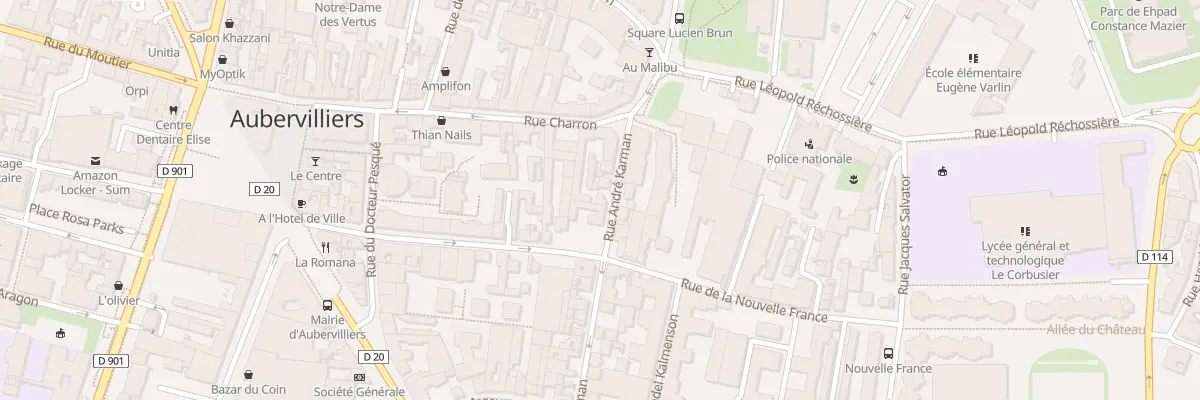Plan du 205 Rue André Karman à Aubervilliers