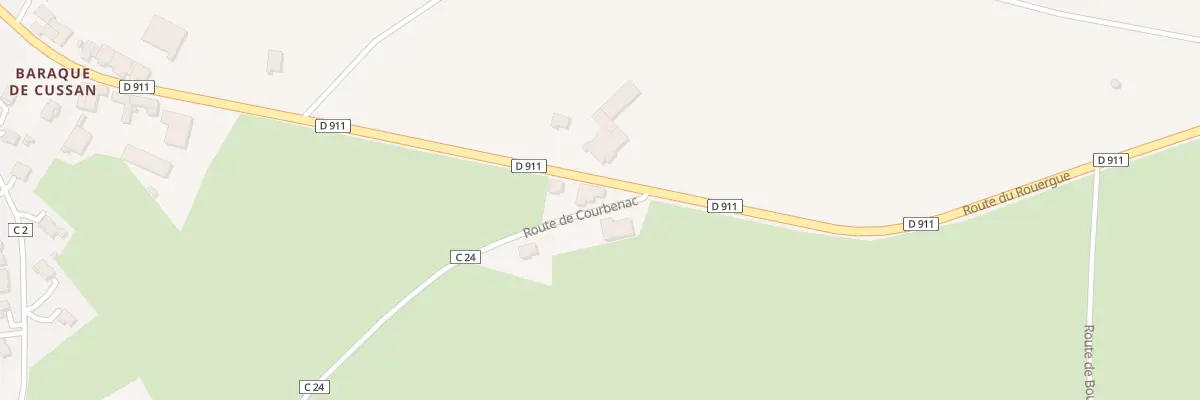 Plan du 749 Rte de Courbenac à Boussac