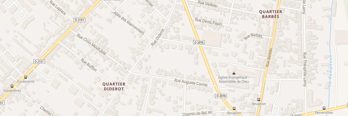 Plan du 11 Rue du Tennis à Bourges