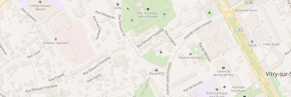 Plan du 23 Rue Edouard Tremblay à Vitry-sur-Seine
