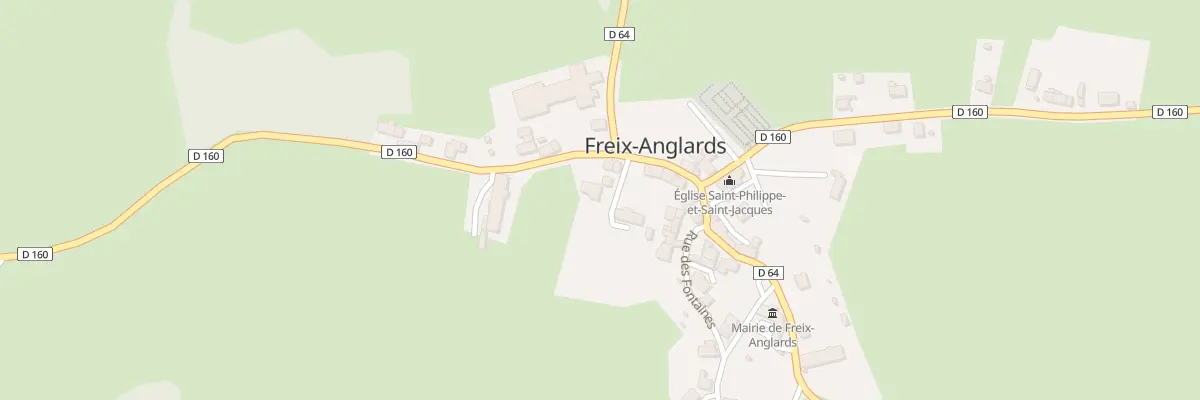 Plan du 5027 Le Bourg à Freix-Anglards