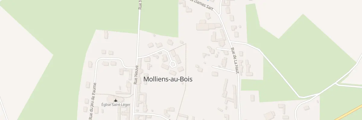 Plan du 9 Allee des Tilleuls à Molliens-au-Bois