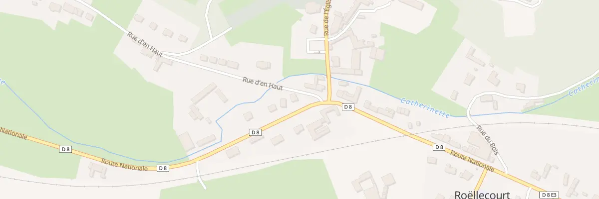 Plan du 62 Rue d’En Haut à Roëllecourt