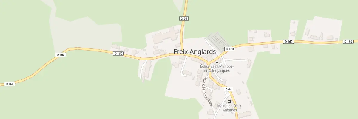 Plan du 5026 Le Bourg à Freix-Anglards
