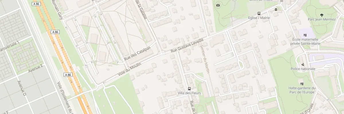 Plan du 109 Rue de la Résistance à Thiais