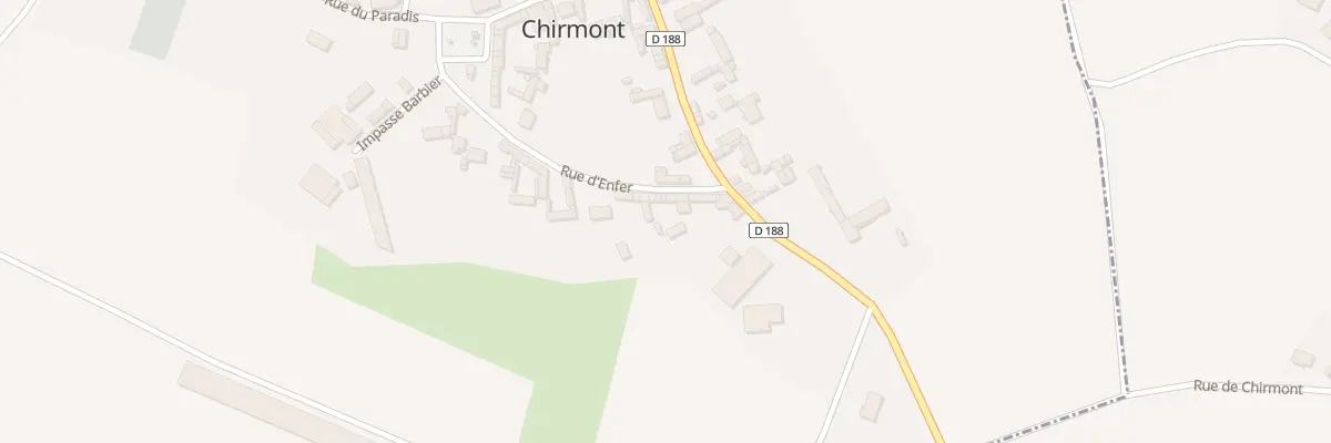 Plan du 5 Rue d’Enfer à Chirmont