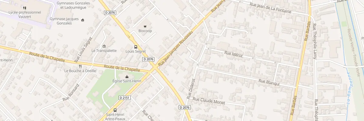 Plan du 79 Rue Jean-Jacques Rousseau à Bourges