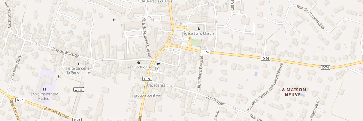 Plan du 18 Rue des 2 Places à Ballancourt-sur-Essonne