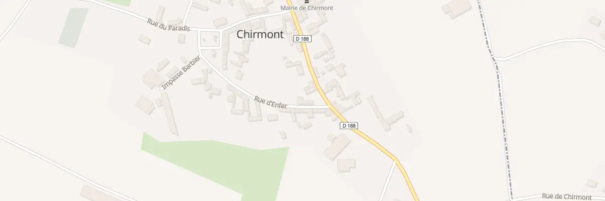 Plan du 2 Rue d’Enfer à Chirmont
