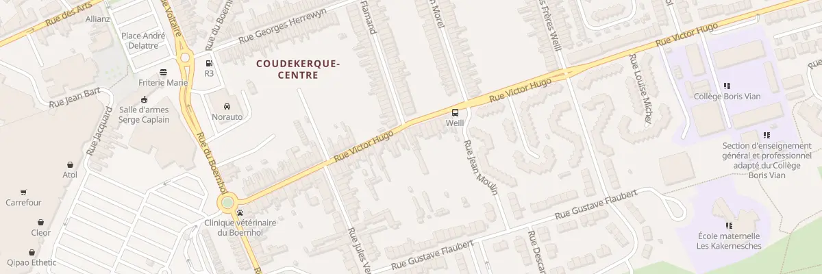 Plan du 58 Rue Victor Hugo à Coudekerque-Branche