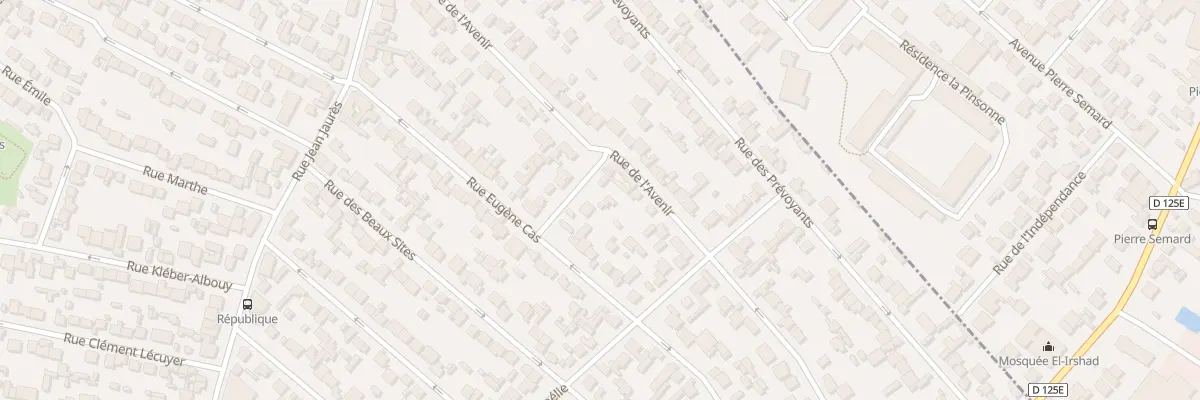 Plan du 6 Rue des Belles Vues à Stains