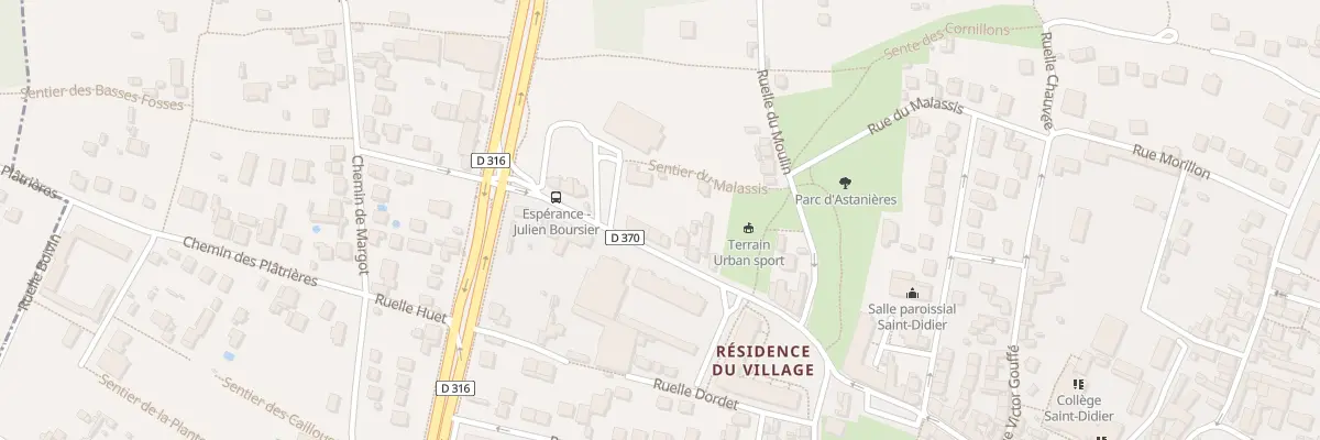 Plan du 15B Rue Julien Boursier à Villiers-le-Bel